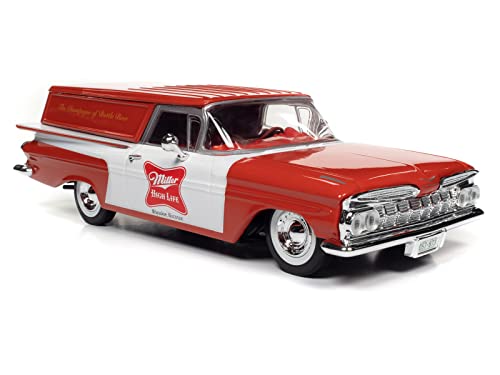Auto World 1959 Chevrolet El Camino 1:24 a escala miniatura 6