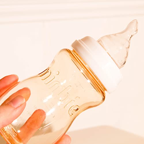 Minbie Newborn Breastfeeding Baby Bottle - Anti Colic & Reflux, Bpa Free Ppsu #TOP2