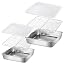 Square (With Rack & Lid)