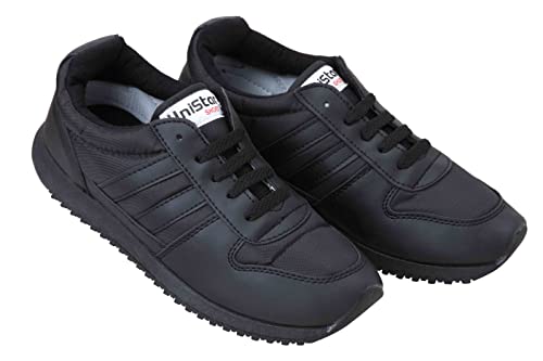 Image of Unistar Men's Lb-02 Black Running Shoes - 10 UK (38 EU) (035)
