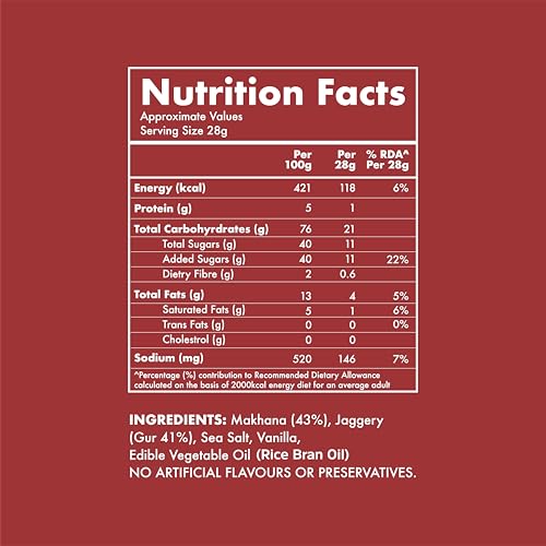 Image of Taali Roasted Makhana | 75 gm (Pack of 3) | Jaggery | 100% Vegatarian | Gluten Free, No Cholesterol, No Trans-Fat