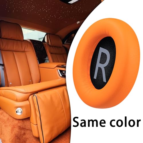 Image of SOULWIT Replacement Earpads for Bose 700 (NC700) Wireless Headphones, Ear Pads Cushions with Softer Protein Leather, High-Density Noise Cancelling Foam, Added Thickness - Orange