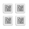 Termometro e Higrómetro Digital - Pack de 4 Medidor de Temperatura y Humedad para Interior y Exterior, Ideal para el Hogar, Oficina o Invernadero
