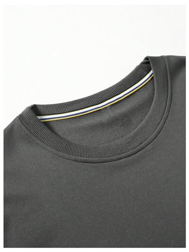 GORGLITTER Men's Floral Graphic Sweatshirt Crewneck Long Sleeve Oversized Casual Pullover Top3