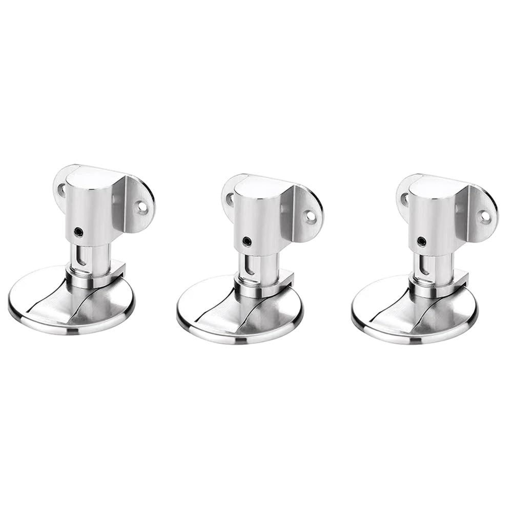 Butée de porte réglable : évitez les éclats de carrelage avec ce lot de 3 butoirs de salle de bain