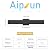 Aipsun 2 Packs LED Outdoor Wall Lights, 3000K 4000K 6000K, 23.6in Modern Black Outdoor Porch & Patio Wall Sconce, Linear Exterior Wall Light for Entrance, Hallway, Garage, Porch(3CCT)