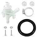 Toilet Valve Replacement Kit, for 385311641 RV Toilet Parts Toilet Flush Valve Replacement Kit for Sealand and Dometic 300 301 310 311 320 and 321 Series, Leakproof
