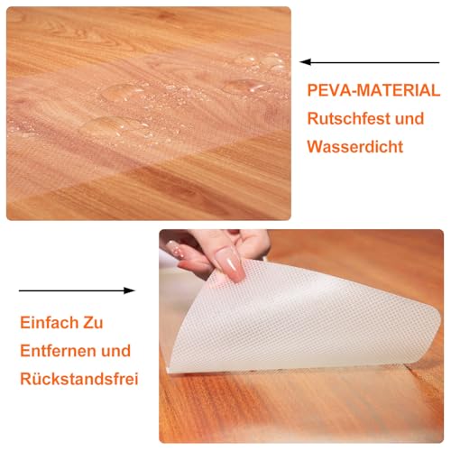 Spurtar 15 x 60 cm Treppenstufen Matten Antirutschmatte, 15 Stück Transparent Stufenmatten Innen rutschfeste Klebeband für Holzstufen Set für Boden Rutschschutz Selbstklebend Antirutsch Streifen