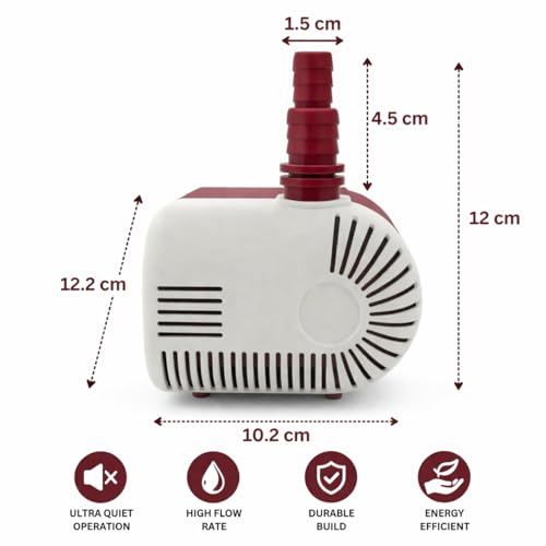 Image of Aggi Xotech 40 Watt Submersible Water Pump - 220-240V /50 Hz Cooler Pump for Big-Air Cooler, Aquarium, Ponds, Fountains