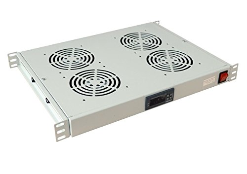 ALLNET zubehör Rack Fan Panel - Akcesoria do stojaka (Fan Panel, szary, 1U, 1 szt. (y), 1,5 m, 19)