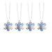 Swarovski Strass Prisms 4 Pcs Crystal Aurora Borealis Snowflake Crystal SunCatcher Rainbow Maker Ornaments