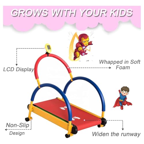 Equipo de ejercicio para niños caminadora con pantalla LED miniatura 5