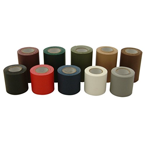 JVCC Repair-1 Leather & Vinyl Patch Repair Tape: 2 in x 15 ft. (Dark Blue) - Thumbnail 5