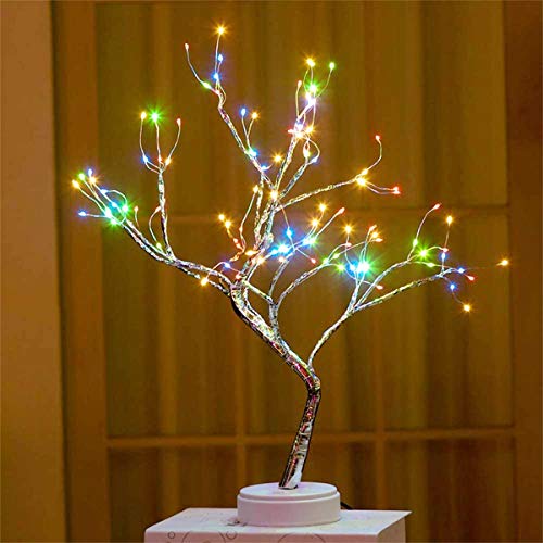 20" PXBNIUYA Battery/USB Operated 108LED Tabletop Bonsai Tree Light - image 4
