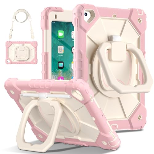 Coque iPad 6 antichoc rotative résout le problème des chutes répétées
