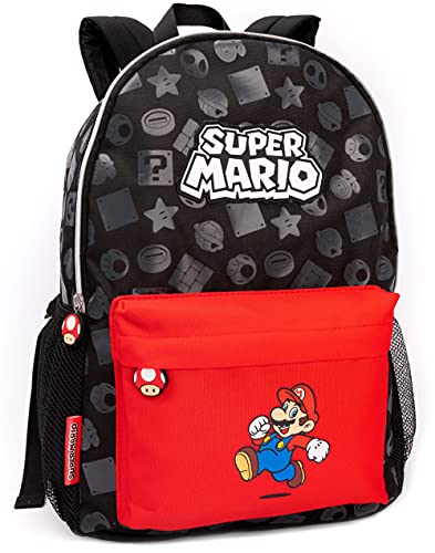 Super Mario Mochila Mario para niños y niñas | Mochila Nintendo
