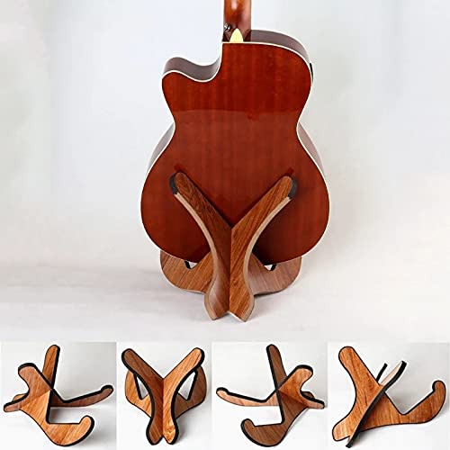 WAQAM Stand de guitare Support de guitare acoustique en bois universel X-Cadre avec bord doux pour guitares de basse… - Les Beatles, Paul McCartney, John Lennon, RIngo Starr, George Harrison WAQAM Stand de guitare Support de guitare acoustique en bois universel X-Cadre avec bord doux pour guitares de basse… – Image 3