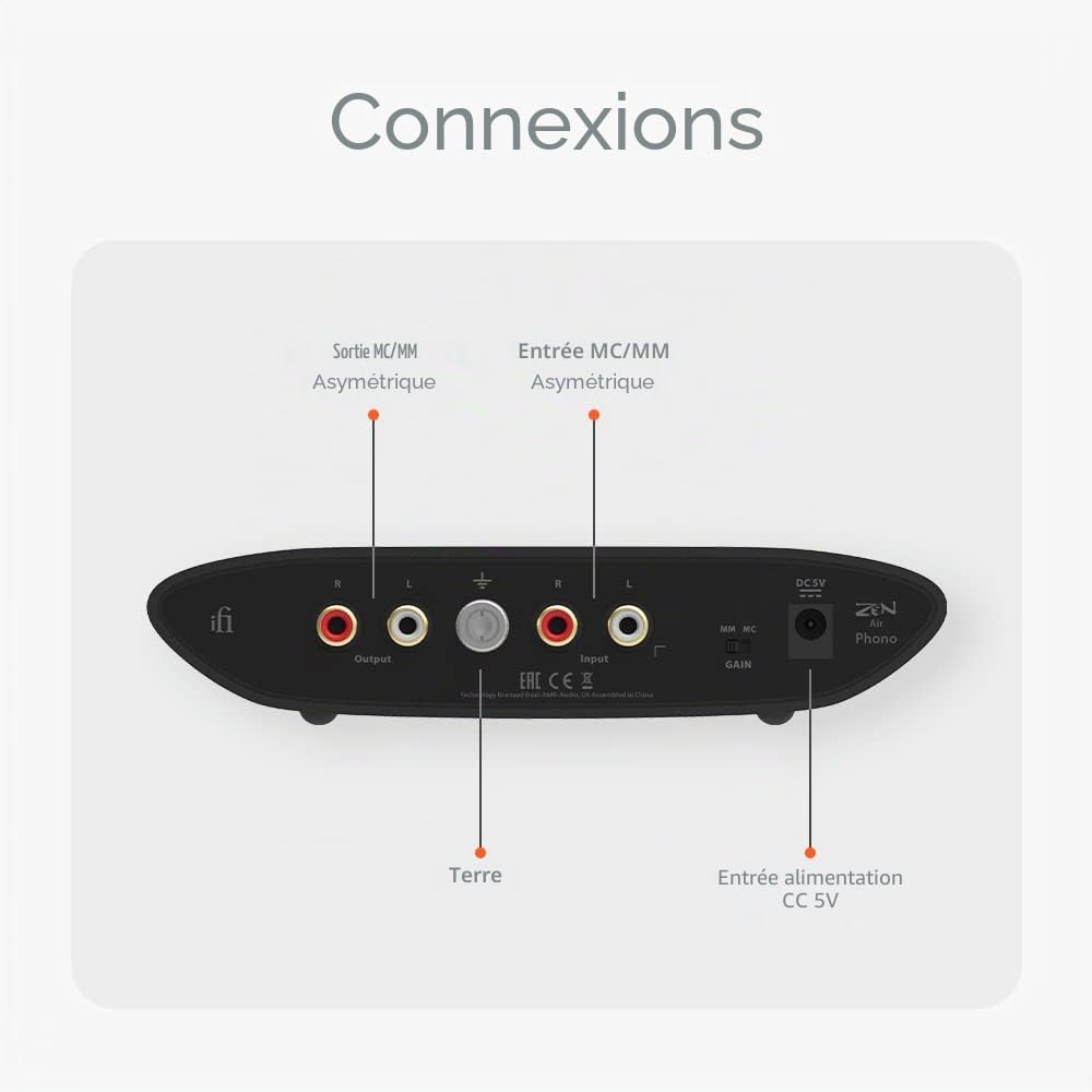 iFi Zen Air Phono Préamplificateur Externe Haute résolution pour Platine