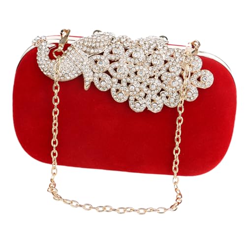 Pochette de mariage pour femmes sac de soirée chic avec chaîne amovible