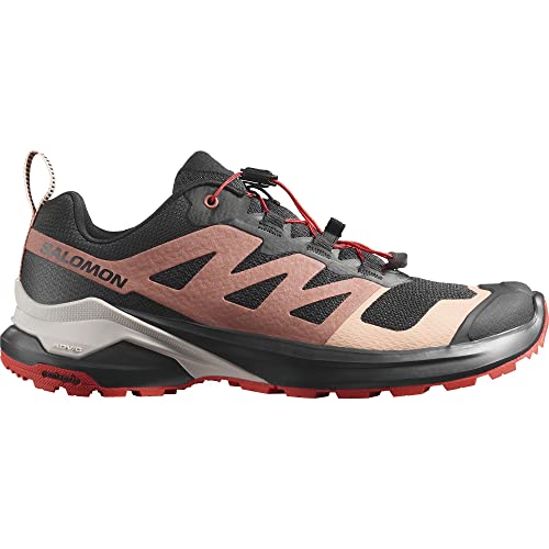 SALOMON Shoes X-Adventure W, Zapatillas de Trail Running Mujer, Black/Fiery Red/Ashes of Roses, 38 EU