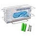 Safety Supply Mart Disposable Glove and Facial Tissue Wire Rack- Box Holder, Dispenser, Wall Mount Design with Mounting Accessories Included