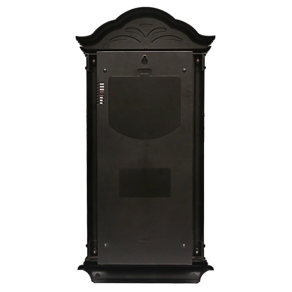 Reloj de pared con péndulo que funciona con pilas, reloj de pared grande colgante con péndulo, reloj de péndulo silencioso, reloj de pared para decoración de sala de estar, oficina y decoración del