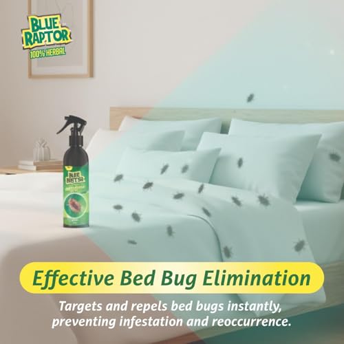 Image of Natural Bed Bug Repellent Spray | Herbal, Non-Toxic Formula | Fast-Acting Protection for Home, Mattress, Sofa & Furniture | Safe for Children & Pets | 200ml Pack of 1