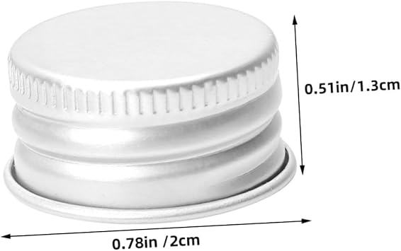 50pcs Bottle Aluminum Cap Wide Mouth Mason Jar Lids Leak Screw Caps for Canning Bottles Jars