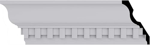 ekena millwork mld05X 03x 05de-case-12458 H x 278 P X 512 F X 96 L dentil Corona moldeado con 138 Repetir 12-Pack MLD05X03X05DE-CASE-12 ekena millwork mld05X 03x 05de-case-12458 H x 278 P X 512 F X 96 L dentil Corona moldeado con 138 Repetir 12-Pack MLD05X03X05DE-CASE-12