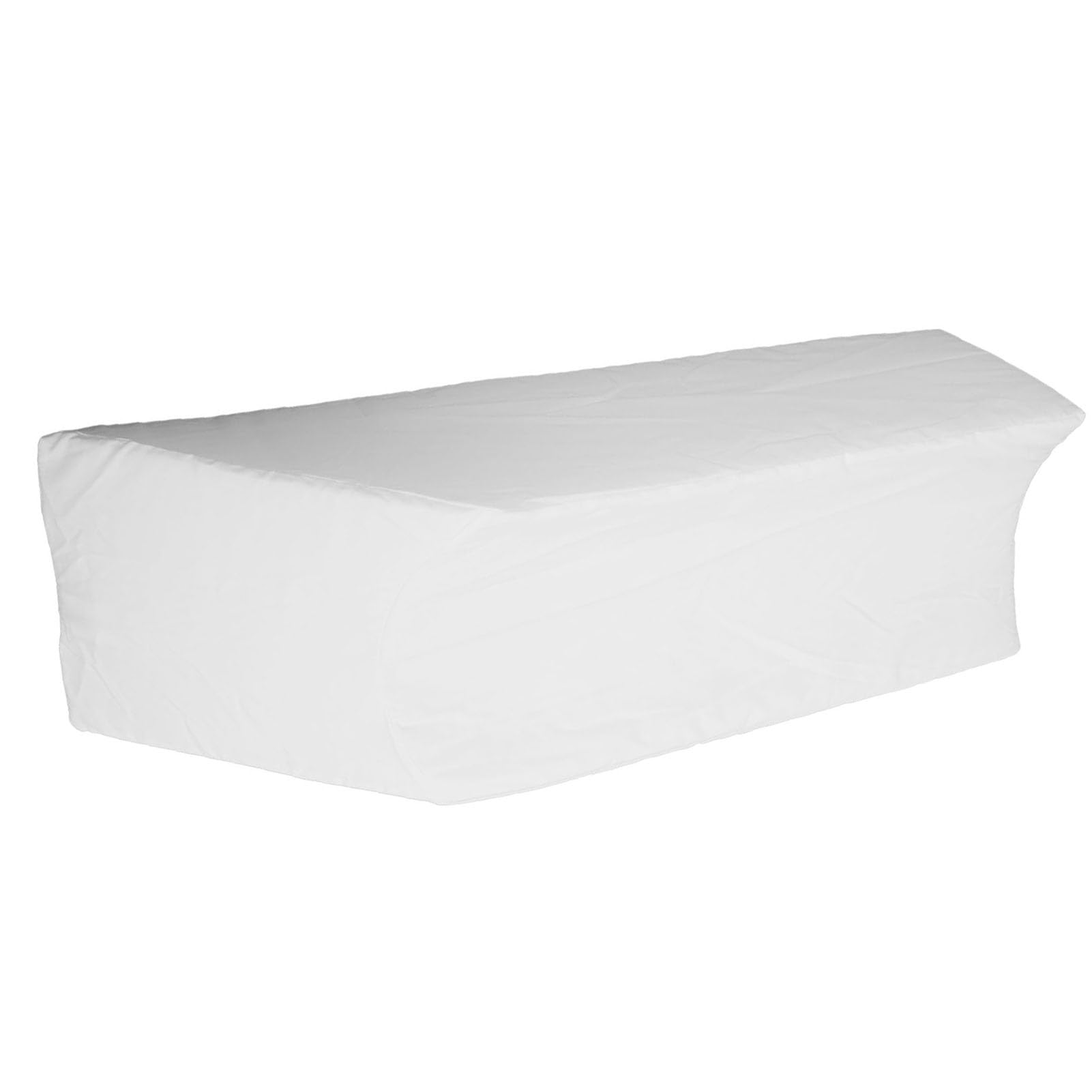 Almohada de Elevación de Piernas, Soporte de Elevación de Cuña, Almohada Suave, Soporte de Cuña de Espuma Viscoelástica para Viajes, Oficina, Reposapiernas (WHITE)