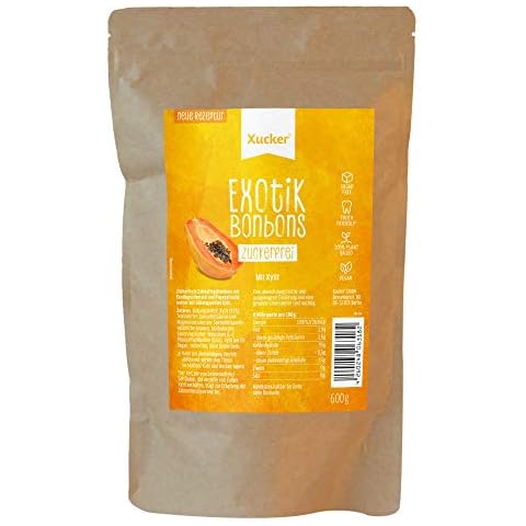 600 g Xucker Xylit-Bonbons "Exotik" ohne Talkum | Zuckerfrei Naschen | Ohne Gentechnik Cover