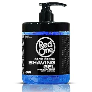 Redone Shaving Gel Face Fresh 1000 ml | Shaving Gel Transparent Men | No Foam | Ideal for Contours