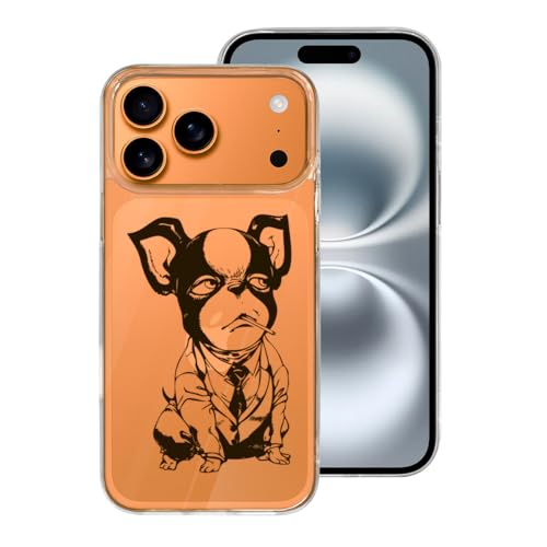 iPhone17ProMax用ケース クリア ジョジョの奇妙な冒険 イギー 耐衝撃 アイフォン17ProMax TPUバンパー 透明 黄ばみ防止 全面保護 傷つけ防止 人気 耐衝撃 携帯カバー