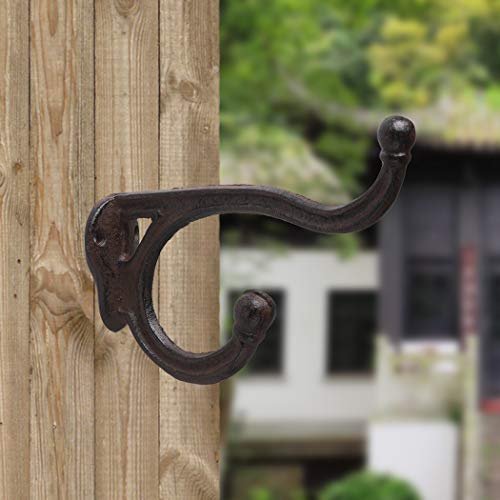 Brasstarcastirondoublewallhookshangersdecorativewallmountedcoathookrusticcastironantiquereplicarustcolorptzy22102 Urban Country Home Decor Brasstar cast iron double wall hookshangers decorative wall mounted coat hook rustic cast iron antique replica rust color ptzy221 02 urban country home decor