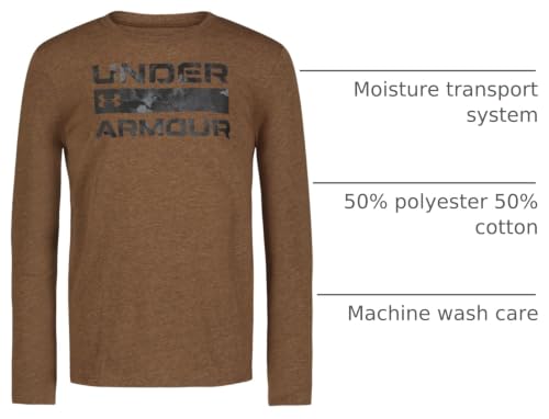 Image of Under Armour Boys' Long Sleeve Graphic T-Shirt, Lightweight & Breathable, Outdoor Collection