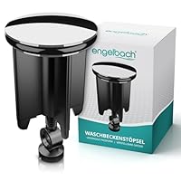 Engelbach® Waschbeckenstöpsel 40mm Universal - wackelfrei, rostfrei & langlebig - Abflussstopfen, Stöpsel für Waschbecken & Bidets mit höhenverstellbarer Schraube