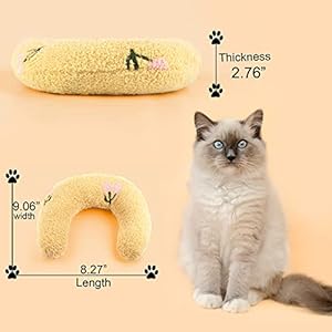 3-Pakcs-Cat-Pillows-for-Indoor-Cat-and-Small-Dog-Calming-Dog-Pillows-Half-Donut-Dog-Cutated-Calming-Pillow-Cozy-Cat-Bed-Pillow-Cute-Rabbit-Pillows - Cucciolini Doodles   3-Pakcs-Cat-Pillows-for-Indoor-Cat-and-Small-Dog-Calming-Dog-Pillows-Half-Donut-Dog-Cutated-Calming-Pillow-Cozy-Cat-Bed-Pillow-Cute-Rabbit-Pillows