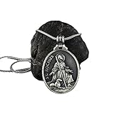 ♥ Diseño único: nuestra alta búsqueda de la artesanía exquisita, el collar cristiano de cruz de pastor de estilo punk de heavy metal está hecho por artesanos expertos. Masculino, sencillo e impresionante, es un collar de regalo ideal para niños, hombres y novios.