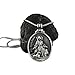 RPY&YT Pur Étain Catholique Berger Chien Pendentif Collier Personnalité Religieux Chrétien Bijoux Ovale Médaille Pièce Amulette Totem Rune Collier