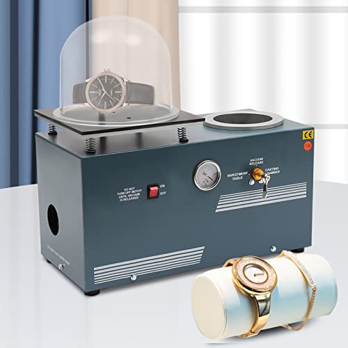 ZGEXING 2L Jewelry Cast Combination Vacuum Investing Casting Investment Melting Machine?Used by Jewelry Manufacturers