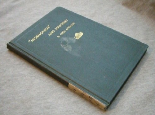 Mormonism and Masonry B0006ANBHI Book Cover