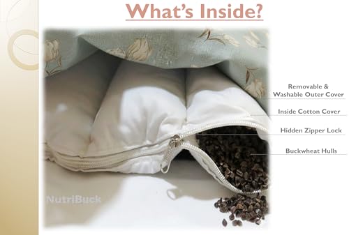 Image of Meditation | Yoga | Cushion | (Zabuton Mat) | Filled with Buckwheat Hulls |