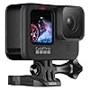 GoPro HERO9 - Fotocamera sportiva impermeabile con schermo LCD anteriore e touch screen posteriore, video 5K Ultra HD, foto da 20 MP, streaming live 1080p, webcam, stabilizzazione, nera