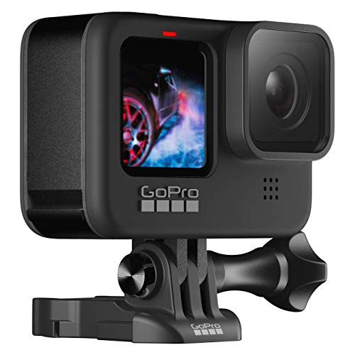 GoPro HERO9 - Wasserdichte Sportkamera mit vorderem LCD-Bildschirm und hinterem Touchscreen, 5K Ultra HD Video, 20MP Fotos, 1080p Live Streaming, Webcam, Stabilisierung, Schwarz