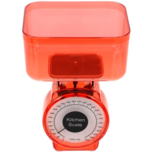 COLLBATH Kitchen Scale Mechanical Weighing Scale for Home Portable Food Measuring Tool Chic Design for Baking and Cooking No Batteries Required