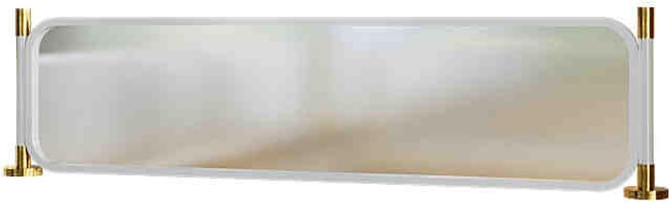 Genérico Mampara de Comedor Blanca Elegante de 80 x 30 cm con Superficie de Cristal para restaurantes y Bares. Solución de decoración Elegante de Calidad Comercial para comedores.