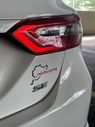 Image of Nurburgring Thrill: Vinyl Car Sticker & Racetrack Decal for Window, Bumper, Motorcycle, Laptop - Dynamic Racing Track Decoration Nurburgring Sticker 1 pcs
