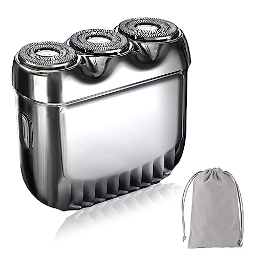 【Ricarica USB】Mini rasoio elettrico è facilmente ricaricabile tramite porta USB e ha una batteria al litio ricaricabile integrata per una lunga durata.questo rasoio elettrico barba professionale è ricaricabile con il cavo USB di tipo c incluso. 2 ore di carica completa possono supportare fino a 90 minuti di rasatura.