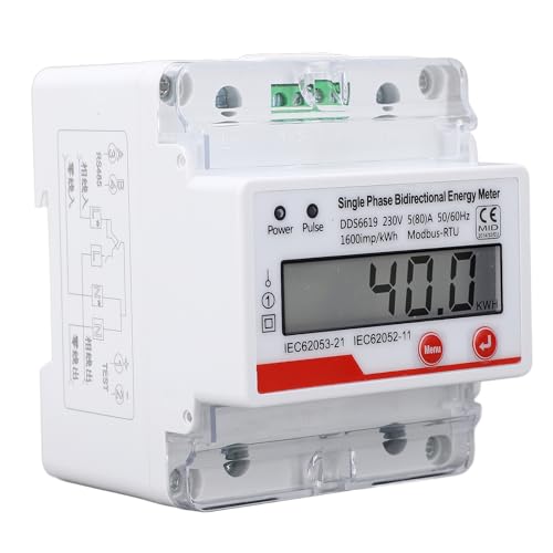 Compteur d'électricité de communication RS485 pour maison connectée