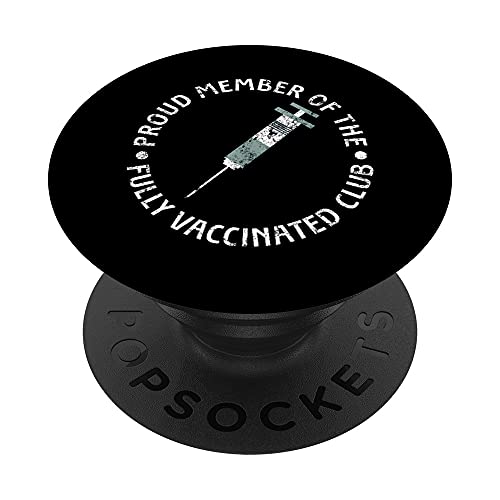 Proud Member Of The Fully Vaccinated Club 2021 Vaccination PopSockets PopGrip Intercambiabile